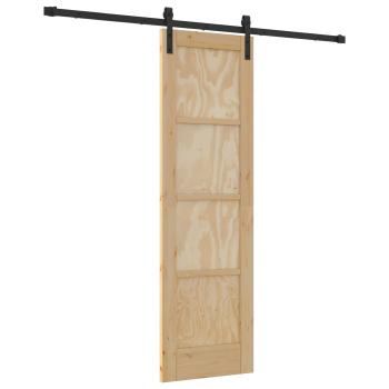 Schiebetür 61 x 198,5 cm Massives Kiefernholz