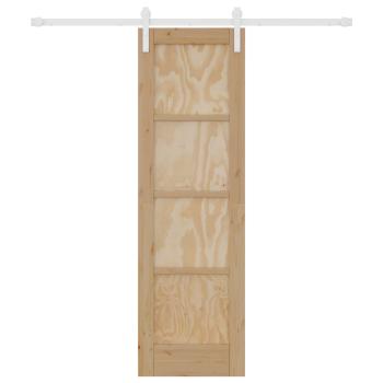 Schiebetür 61 x 198,5 cm Massives Kiefernholz