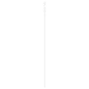 Schiebetür 83 x 232 cm Massives Kiefernholz Weiß