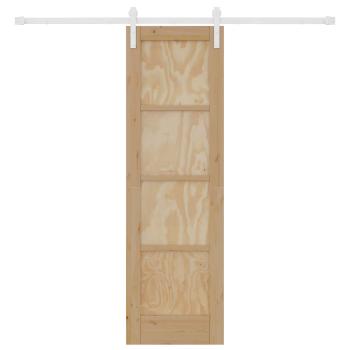 Schiebetür 61 x 198,5 cm Massives Kiefernholz