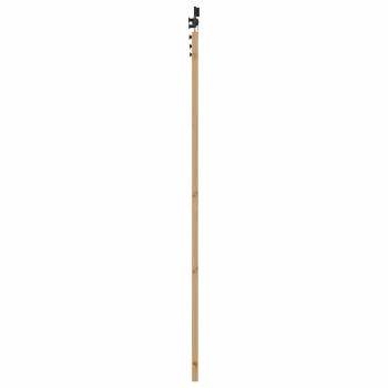 Schiebetür Natürlich und Schwarz 86 x 211 cm