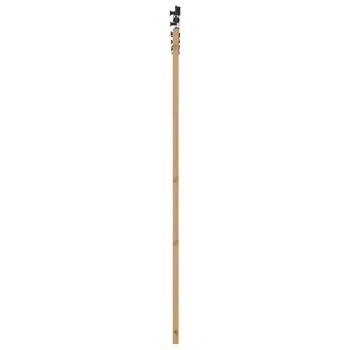 Schiebetür Natürlich und Schwarz 86 x 198,5 cm