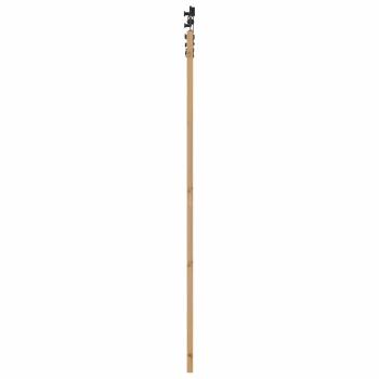 Schiebetür Natürlich und Schwarz 86 x 211 cm
