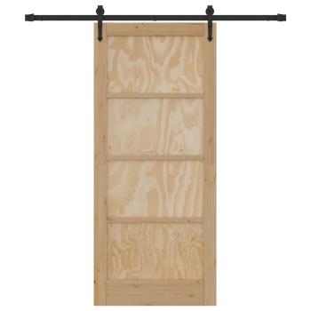 Schiebetür ORKDAL 86 x 198,5 cm Massives Kiefernholz