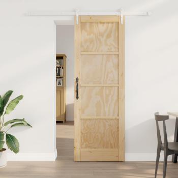 ARDEBO.de - Schiebetür ORKDAL 73,5 x 211 cm Massives Kiefernholz