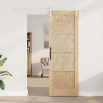 Schiebetür ORKDAL 73,5 x 211 cm Massives Kiefernholz