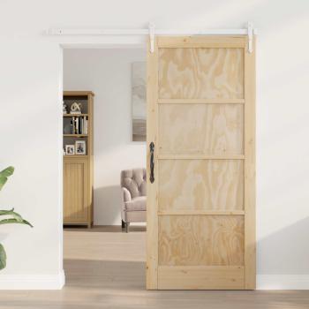 Schiebetür ORKDAL 86 x 198,5 cm Massives Kiefernholz