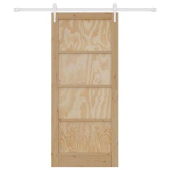Schiebetür ORKDAL 86 x 198,5 cm Massives Kiefernholz