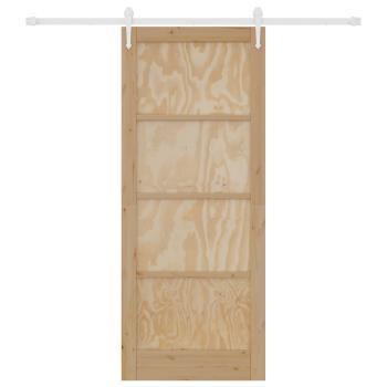 Schiebetür ORKDAL 86 x 211 cm Massives Kiefernholz