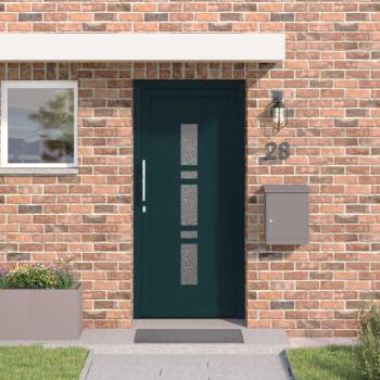 ARDEBO.de - Vordertür 98 x 208 cm PVC Anthrazit