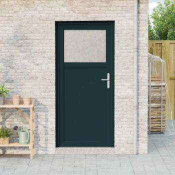 ARDEBO.de - Seiteneingangstür 88 x 198 cm PVC Anthrazit