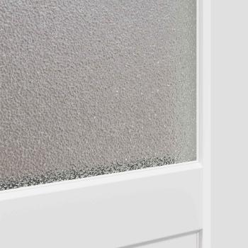 Seiteneingangstür 88 x 198 cm PVC Weiß