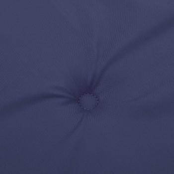 Kissen für draußen 2 Stk. Stoff Marineblau 180 x 55 x 7 cm