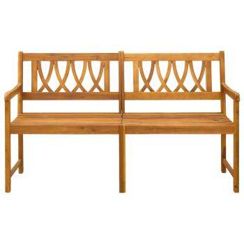 Bank Outdoor Natur 150 x 55,5 x 90 cm Massivholz Akazie