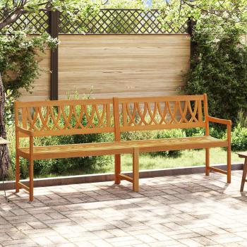 ARDEBO.de - Bank Outdoor Natur 220 x 55,5 x 90 cm Massivholz Akazie