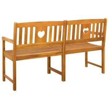 Bank Outdoor Natur 150 x 55,5 x 90 cm Massivholz Akazie