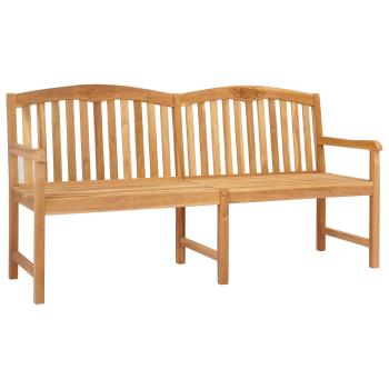 Handgefertigte Rosenbank 150 x 60 x 90 cm Massivholz Teak Natur