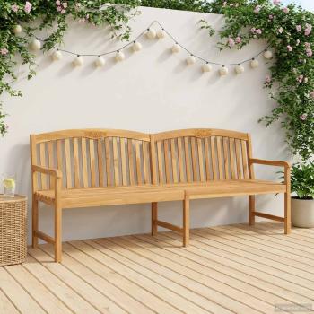 ARDEBO.de - Handgefertigte Rosenbank 228 x 60 x 90 cm Massivholz Teak Natur
