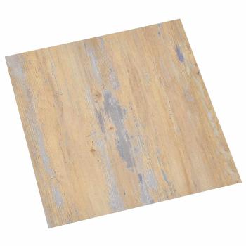 ARDEBO.de - Selbstklebende Bodenplanken Braun und Grau 30,5 x 30,5 cm