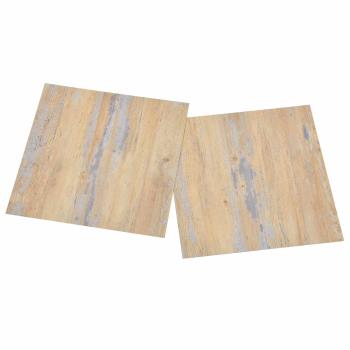 Selbstklebende Bodenplanken Braun und Grau 30,5 x 30,5 cm
