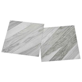 Selbstklebende Bodenplanken Grau gestreift 30,5 x 30,5 cm