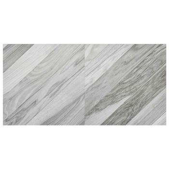 Selbstklebende Bodenplanken Grau gestreift 30,5 x 30,5 cm