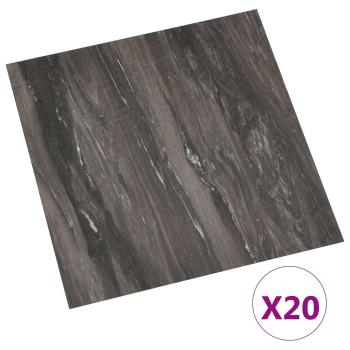 Selbstklebende Bodenplanken Dunkelgrau 30,5 x 30,5 cm 20 stk.