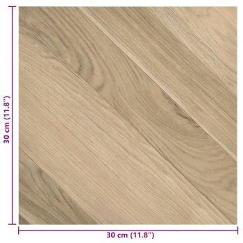 Selbstklebende Bodenplanken Braun gestreift 30,5 x 30,5 cm