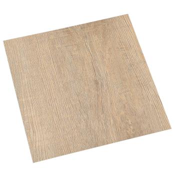 ARDEBO.de - Selbstklebende Bodenplanken Dunkelbraun und Grau 30,5 x 30,5 cm