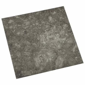 ARDEBO.de - Selbstklebende Bodenplanken Schwarz und Grau 30,5 x 30,5 cm