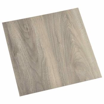 ARDEBO.de - Selbstklebende Bodenplanken Schwarz und Holz 30,5 x 30,5 cm
