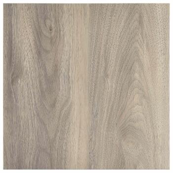 Selbstklebende Bodenplanken Schwarz und Holz 30,5 x 30,5 cm