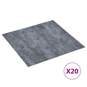 Selbstklebende Bodenplanken Grau Marmor 30,5 x 30,5 cm 20 Stk.