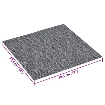 Selbstklebende Bodenplanken Grau und Hellgrau 30,5 x 30,5 cm