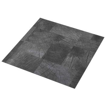 ARDEBO.de - Selbstklebende Bodenplanken Holzstruktur Grau 30,5 x 30,5 cm