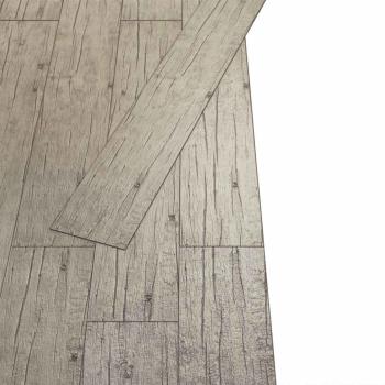 Selbstklebende PVC-Bodenplanken Gewaschenes Eichenholz