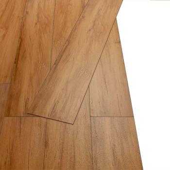 Selbstklebende PVC-Bodenplanken Eiche Natur 30,5 x 61 cm