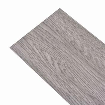 Selbstklebende PVC-Bodenplanken Dunkelgrau 30,5 x 61 cm 28 Stk.