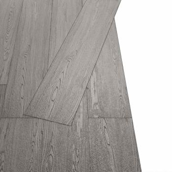 Selbstklebende PVC-Bodenplanken Dunkelgrau 30,5 x 61 cm 28 Stk.