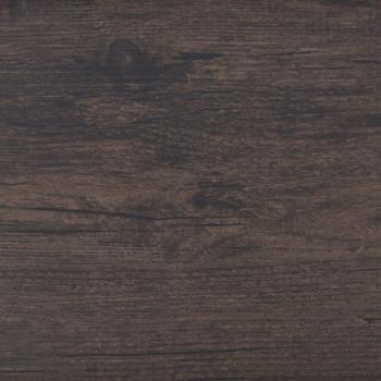 Selbstklebende PVC-Bodenplanken Dunkelbraun 30,5 x 61 cm