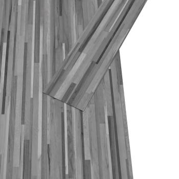 Selbstklebende PVC-Bodenplanken Gestreiftes Grau 30,5 x 61 cm