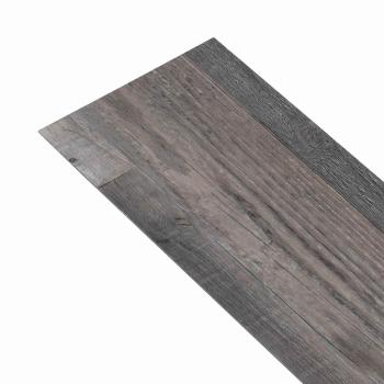 Selbstklebende PVC-Bodenplanken Industrielles Holz 30,5 x 61 cm