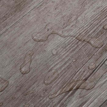 Selbstklebende PVC-Bodenplanken Mattes Holz Braun 30,5 x 61 cm