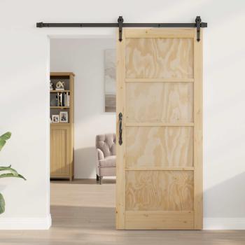 ARDEBO.de - Interior Tür 86 x 198,5 cm Sperrholz Natur