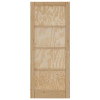 Interior Tür 86 x 211 cm Sperrholz Natur