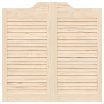 Schwingtüren 2 stk. 80 x 40 cm Massives Kiefernholz Natur