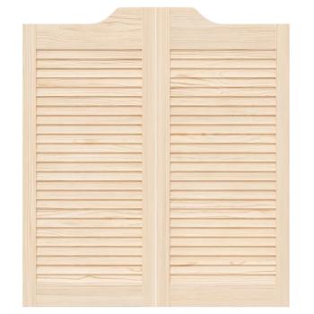 Schwingtüren 90 x 40 cm Massives Kiefernholz Natur