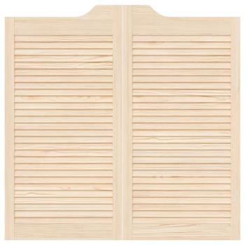Schwingtüren 100 x 50 cm Massives Kiefernholz Natur