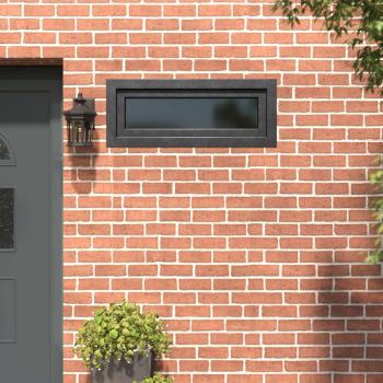ARDEBO.de - Kellerfenster RISOR 110 x 40 cm PVC und klares, glattes Glas