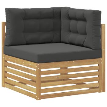 5 stk. Outdoor-Sofagarnitur Polyester Weiß